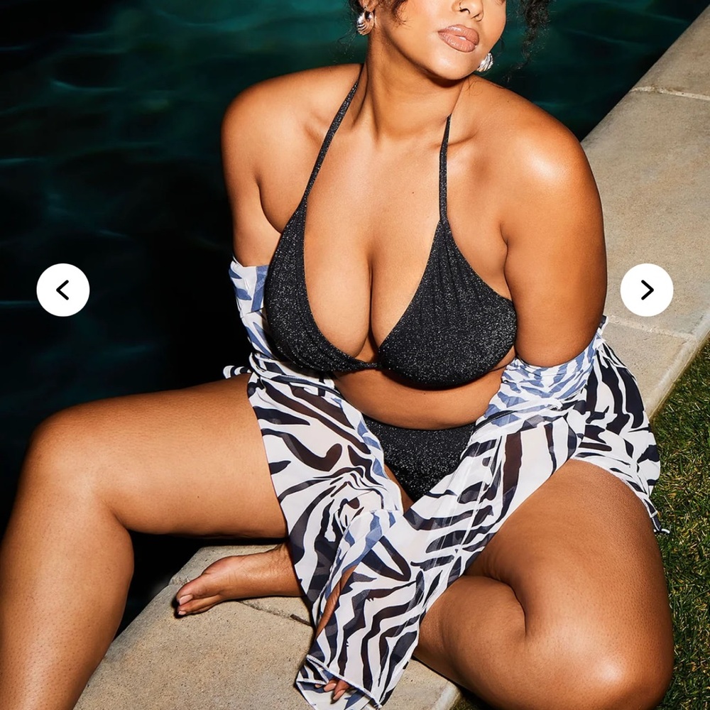Fashion Nova Zebra Print Sheer Blouse - Picture 4 of 10